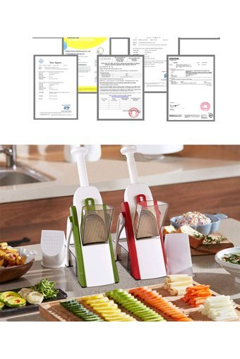Banadaal 5 İn 1 Hazneli Plastik Meyve Sebze Rende