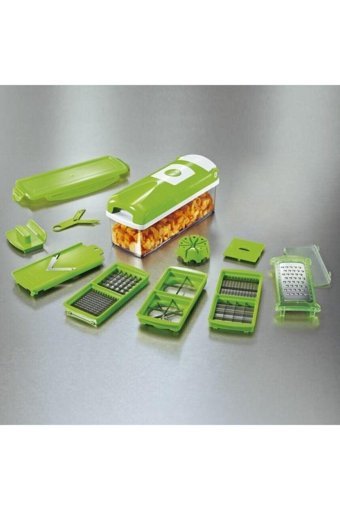 Emirsan Nicer Dicer Plus Hazneli Plastik 11 Parça Rende Seti