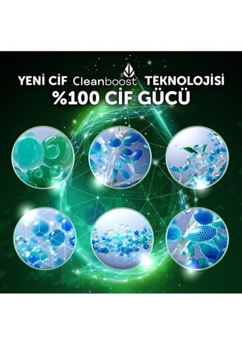 Cif Doğanın Gücü Limon Karbonatlı Yüzey Temizleyici 3x750 ml