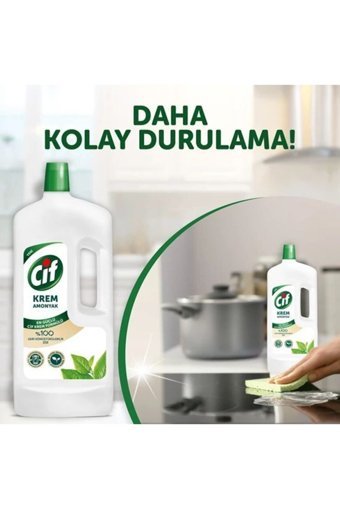 Cif Krem Amonyaklı Yüzey Temizleyici 4x1.5 lt