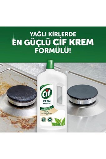 Cif Krem Amonyaklı Yüzey Temizleyici 4x1.5 lt