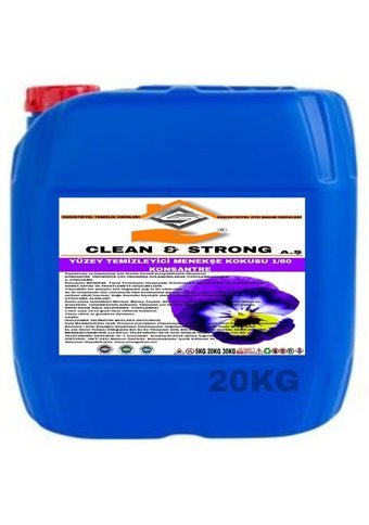 Clean & Strong Menekşe Kokulu Yüzey Temizleyici 20 kg