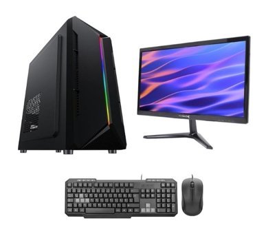 Oleas NX110 Harici Radeon R7 240 Intel Core i5 3470 16 GB Ram 128 GB SSD Tower FreeDos 21.5 inç Monitörlü Masaüstü Bilgisayar