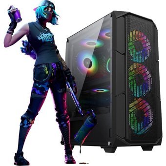 Rogame RKT660032 Harici Radeon RX 550 Intel Core i3 10100 16 GB Ram 240 GB + 1 TB SSD Tower FreeDos Masaüstü Bilgisayar