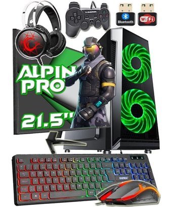 Warbox Alpin Pro Harici Radeon R7 240 Intel Core i7 860 16 GB Ram 250 GB HDD + 256 GB SSD Tower FreeDos 21.5 inç Monitörlü Masaüstü Bilgisayar
