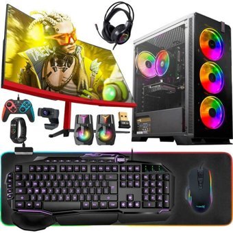 Turbox TX5019 Harici GeForce GTX 1660 Ti AMD Ryzen 5 3600 16 GB Ram 512 GB SSD Tower FreeDos 23.6 inç Monitörlü Masaüstü Bilgisayar