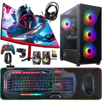 Turbox TX5026 Harici Radeon RX 560 Intel Core i5 9400F 16 GB Ram 1 TB SSD Tower FreeDos 27 inç Monitörlü Masaüstü Bilgisayar