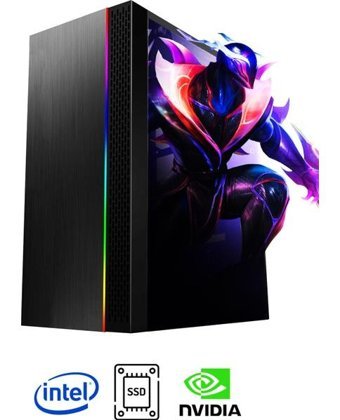 Ramtech DG214 Harici GeForce RTX 3060 Ti Intel Core i5 4570 16 GB Ram 256 GB SSD Tower FreeDos Masaüstü Bilgisayar
