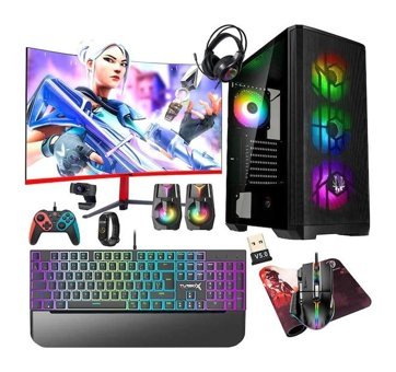Turbox LYNX Harici GeForce GTX 1650 Intel Core i5 7400 16 GB Ram 1 TB SSD Tower FreeDos 27 inç Monitörlü Masaüstü Bilgisayar