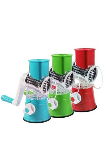 Pazarika Vegetable Slicer Kollu Çelik 4 Parça Rende Seti