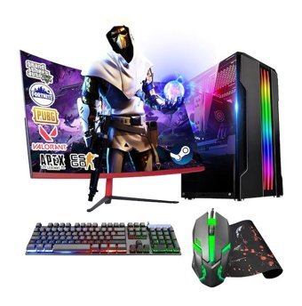 Ramtech RK117 Harici Radeon RX 550 AMD Ryzen 5 3600 16 GB Ram 256 GB + 1 TB SSD Tower FreeDos 23.8 inç Monitörlü Masaüstü Bilgisayar