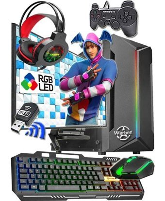 Warbox GODO EKO XEON X5650 Harici Radeon R7 240 Intel Xeon x5650 32 GB Ram 250 GB HDD + 256 GB SSD Tower FreeDos 19.5 inç Monitörlü Masaüstü Bilgisayar