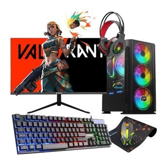 Zeiron GMX60 Harici Radeon RX 550 Intel Core i5 3470 16 GB Ram 240 GB + 1 TB SSD Tower FreeDos 23.8 inç Monitörlü Masaüstü Bilgisayar