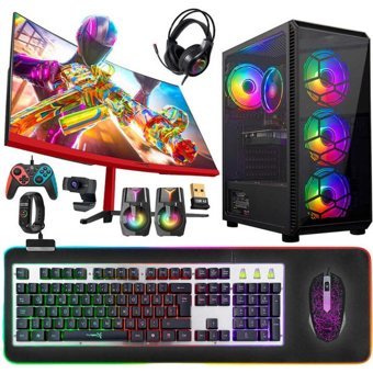 Turbox TX5022 Harici Radeon RX 550 Intel Core i5 9400F 16 GB Ram 1 TB SSD Tower FreeDos 23.6 inç Monitörlü Masaüstü Bilgisayar