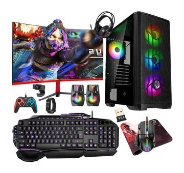 Turbox ASTRA Harici GeForce GTX 750 Ti Intel Core i5 6400 16 GB Ram 1 TB SSD Tower FreeDos 27 inç Monitörlü Masaüstü Bilgisayar