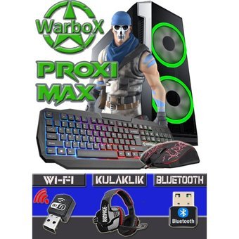 Warbox ProXİ MAX Harici Radeon R7 240 Intel Core i5 4570 16 GB Ram 500 GB HDD + 240 GB SSD Tower FreeDos Masaüstü Bilgisayar