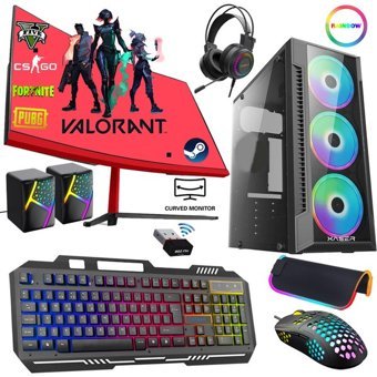 Xaser XSR286 Harici GeForce GT 730 Intel Core i5 2400 8 GB Ram 256 GB SSD Tower FreeDos 24 inç Monitörlü Masaüstü Bilgisayar