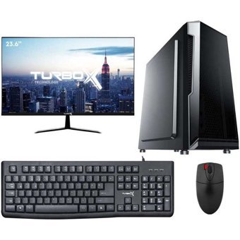 Turbox TX4532 Harici GeForce RTX 3060 Ti Intel Core i5 10400 16 GB Ram 1 TB SSD Tower FreeDos 23.6 inç Monitörlü Masaüstü Bilgisayar