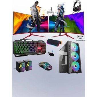 Xaser XSR251 Harici Radeon RX 550 Intel Core i7 3770 16 GB Ram 256 GB SSD Tower FreeDos 24 inç Monitörlü Masaüstü Bilgisayar