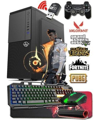 Warbox PHOENİX MAX Harici GeForce GT 730 Intel Core i5 3470 8 GB Ram 256 GB SSD Tower FreeDos Masaüstü Bilgisayar