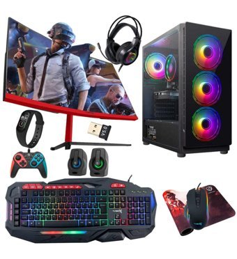 Turbox TX4146 Harici GeForce GTX 750 Ti Intel Core i5 4440 16 GB Ram 1 TB SSD Tower FreeDos 27 inç Monitörlü Masaüstü Bilgisayar