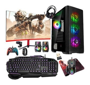 Turbox QUASAR Harici Radeon RX 560 Intel Core i5 7400 16 GB Ram 1 TB SSD Tower FreeDos 27 inç Monitörlü Masaüstü Bilgisayar