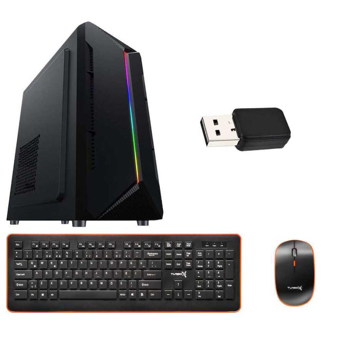 Turbox TX1841 Dahili Intel HD Graphics 530 Intel Core i5 6400 16 GB Ram DDR4 256 GB SSD Tower FreeDos Masaüstü Bilgisayar