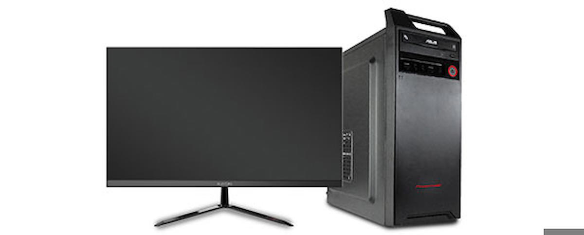 Powergate AKBÜK Harici GeForce RTX 3060 Ti Intel Core i3 10100F 8 GB Ram 256 GB SSD Tower FreeDos Masaüstü Bilgisayar + USB KART Okuyucu