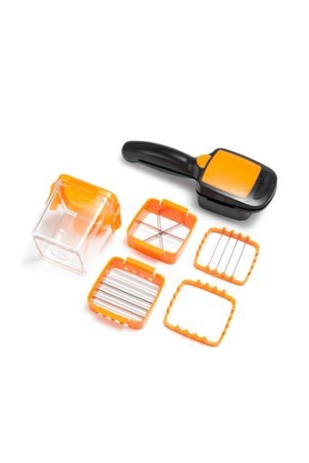 Tekno İstanbul Quick 5 In 1 Hazneli Çelik 6 Parça Rende Seti