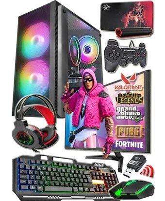 Warbox PUNK Pro Harici GeForce GT 730 Intel Core i5 3470 8 GB Ram 500 GB HDD + 128 GB SSD Tower FreeDos 19.5 inç Monitörlü Masaüstü Bilgisayar