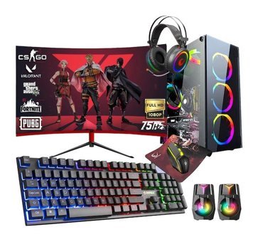 Zeiron FX44 Harici Radeon RX 550 Intel Core i5 3470 16 GB Ram 240 GB SSD Tower FreeDos 27 inç Monitörlü Masaüstü Bilgisayar