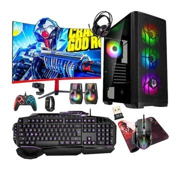 Turbox ULTRADYNE Harici Radeon RX 550 Intel Core i7 6700 16 GB Ram 1 TB SSD Tower FreeDos 27 inç Monitörlü Masaüstü Bilgisayar