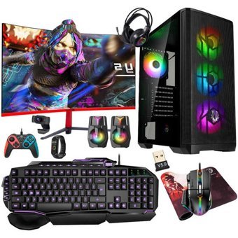 Turbox ASTRA Harici GeForce GTX 750 Ti Intel Core i5 6400 16 GB Ram DDR4 1 TB SSD Tower FreeDos 27 inç Monitörlü Masaüstü Bilgisayar