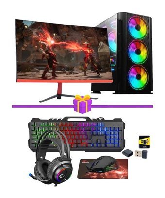 Ramtech TREND X70 Harici Radeon RX 580 Intel Core i5 9400F 32 GB Ram 960 GB SSD Tower FreeDos 23.6 inç Monitörlü Masaüstü Bilgisayar