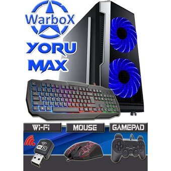 Warbox YORU MAX Harici Radeon R7 240 AMD Ryzen 3 1200 16 GB Ram 512 GB SSD Tower FreeDos Masaüstü Bilgisayar