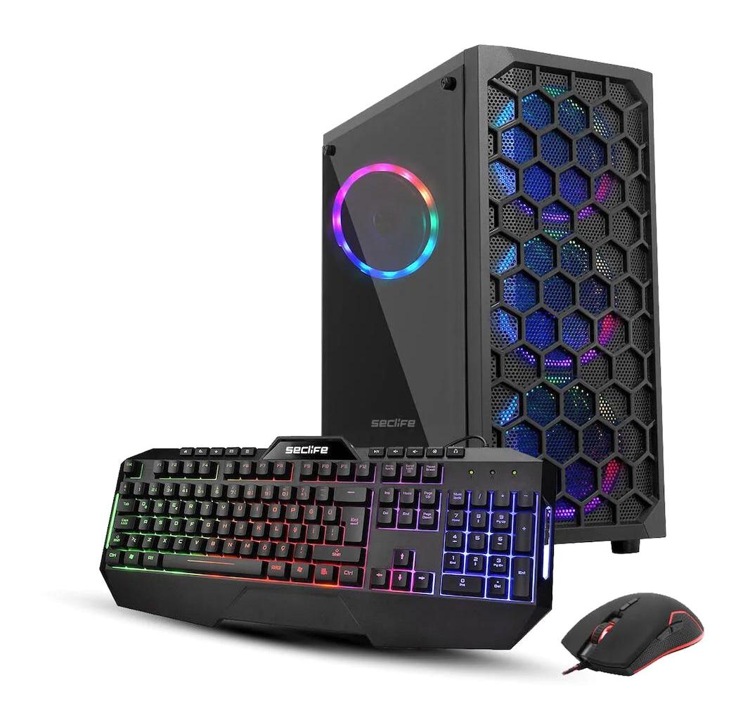 Seclife EAGLE GM-550 Harici GeForce RTX 3060 Ti Intel Core i5 3570 16 GB Ram 512 GB SSD Tower FreeDos Masaüstü Bilgisayar