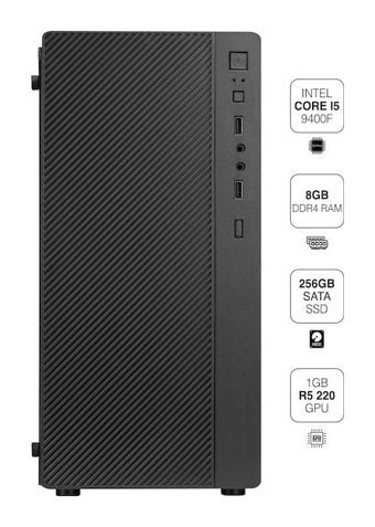 Teknostk ProJECT5 Harici Radeon R5 220 Intel Core i5 9400F 8 GB Ram 256 GB SSD Tower FreeDos Masaüstü Bilgisayar