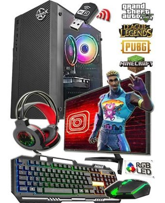 Warbox NEON EKO Harici Radeon R7 240 Intel Core i5 650 8 GB Ram 250 GB HDD + 128 GB SSD Tower FreeDos 19.5 inç Monitörlü Masaüstü Bilgisayar