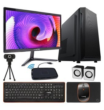 Turbox HOMEWORK Dahili Intel HD Graphics Intel Core i5 650 8 GB Ram 128 GB SSD Tower FreeDos 21.5 inç Monitörlü Masaüstü Bilgisayar