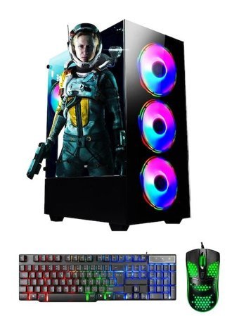Ramtech FullForce FF383 Harici Radeon RX 580 Intel Core i3 10100F 16 GB Ram 256 GB SSD Tower FreeDos Masaüstü Bilgisayar