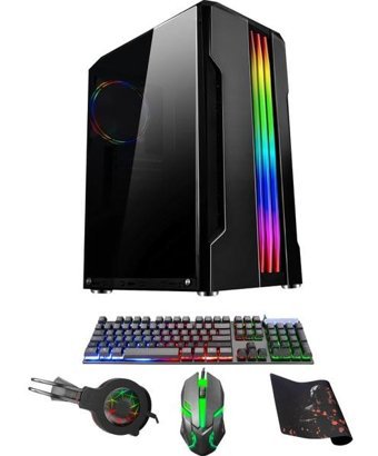 Ramtech FullForce FF196 Harici GeForce GTX 1660 Super Intel Core i5 6500 8 GB Ram 500 GB HDD + 128 GB SSD Tower FreeDos Masaüstü Bilgisayar