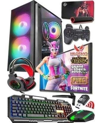Warbox PUNK EKO Harici GeForce GT 730 Intel Core i5 3470 8 GB Ram 250 GB HDD + 256 GB SSD Tower FreeDos 19.5 inç Monitörlü Masaüstü Bilgisayar