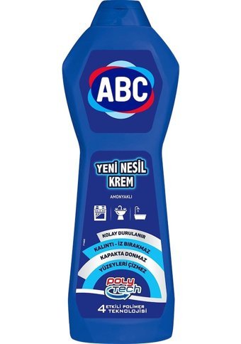 Abc Yeni Nesil Krem Amonyaklı Yüzey Temizleyici 750 ml