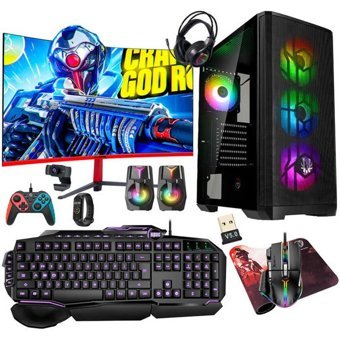 Turbox ULTRADYNE Harici Radeon RX 550 Intel Core i7 6700 16 GB Ram DDR4 1 TB SSD Tower FreeDos 27 inç Monitörlü Masaüstü Bilgisayar