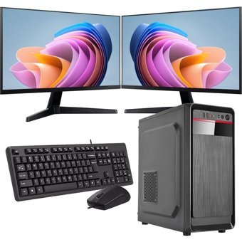 Rowork Harici GeForce RTX 3060 Ti Intel Core i5 13400 8 GB Ram 240 GB SSD Tower FreeDos 24 inç Monitörlü Masaüstü Bilgisayar