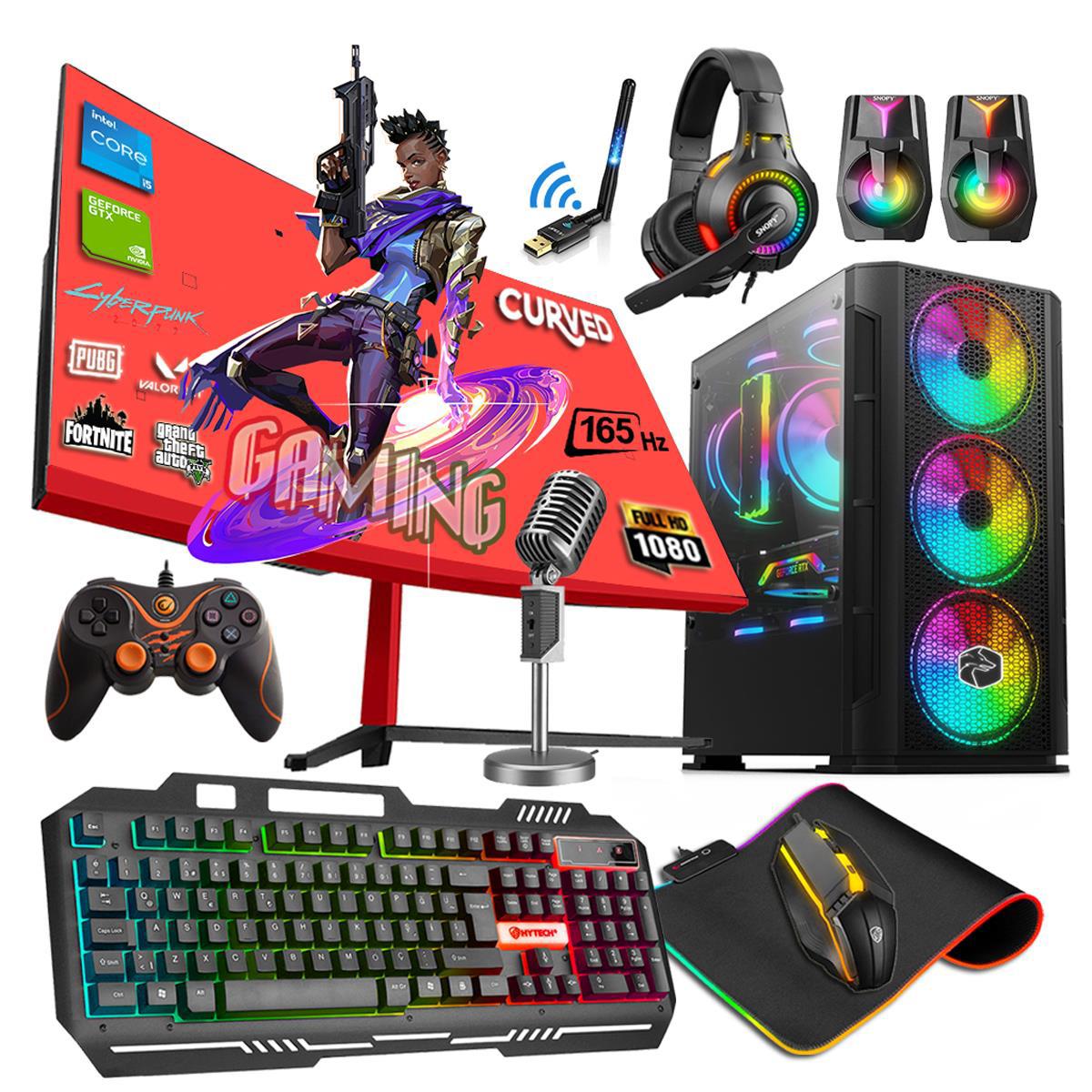 Zeiron GTX60 Harici GeForce GTX 1650 AMD Ryzen 5 3600 16 GB Ram DDR4 256 GB SSD Tower FreeDos Masaüstü Bilgisayar