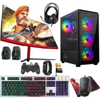 Turbox TX4692 Harici GeForce RTX 3060 Ti Intel Core i5 10400F 16 GB Ram 1 TB SSD Tower FreeDos 23.6 inç Monitörlü Masaüstü Bilgisayar