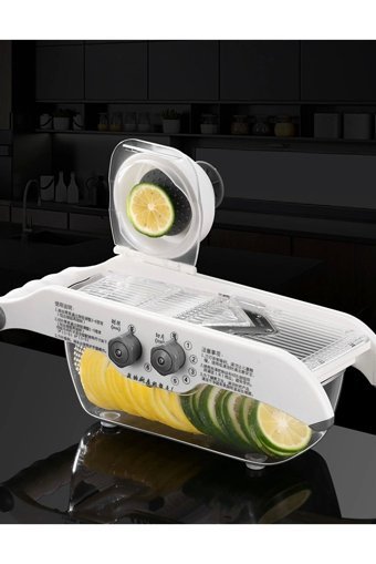Liva More Mandolin Çok Fonksiyonlu Hazneli Plastik Rende Seti