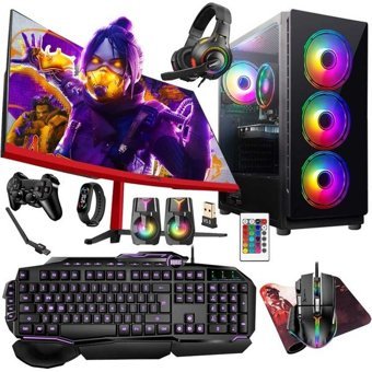 Turbox TX5274 Harici GeForce RTX 3060 Ti Intel Core i5 9400F 16 GB Ram 512 GB SSD Tower FreeDos 23.6 inç Monitörlü Masaüstü Bilgisayar
