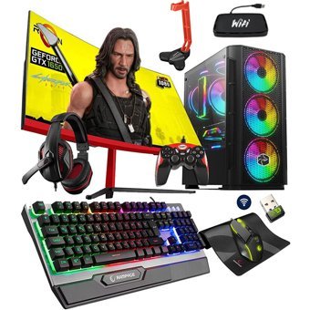Zeiron GTX95 Harici GeForce GTX 1650 AMD Ryzen 5 3600 32 GB Ram 512 GB + 1 TB SSD Tower FreeDos Masaüstü Bilgisayar